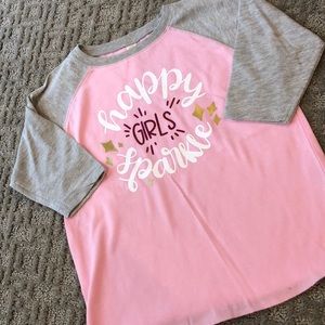 Girls 3/4 length tee